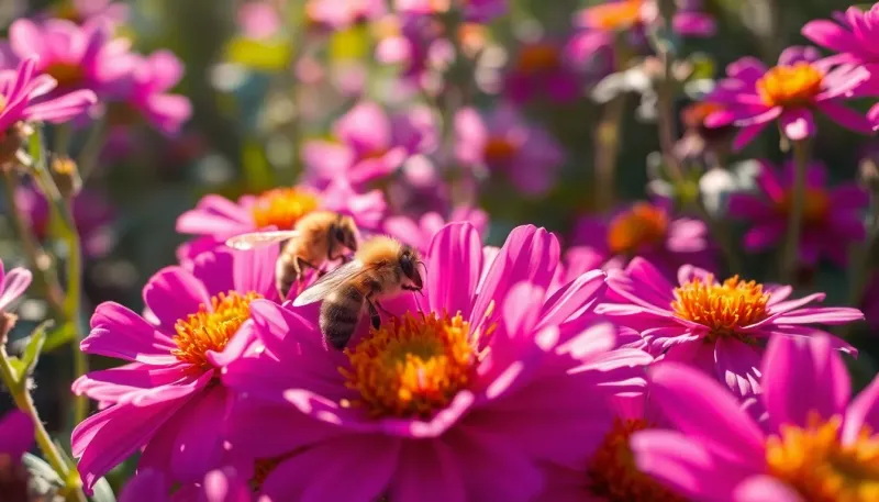 Abeilles endormies dans les fleurs : l'impact de leurs rêves sur votre jardin