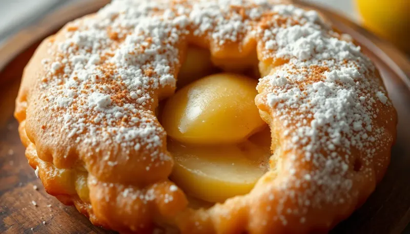 Apfelkiechle : la fusion gourmande entre beignet aux pommes et crêpe