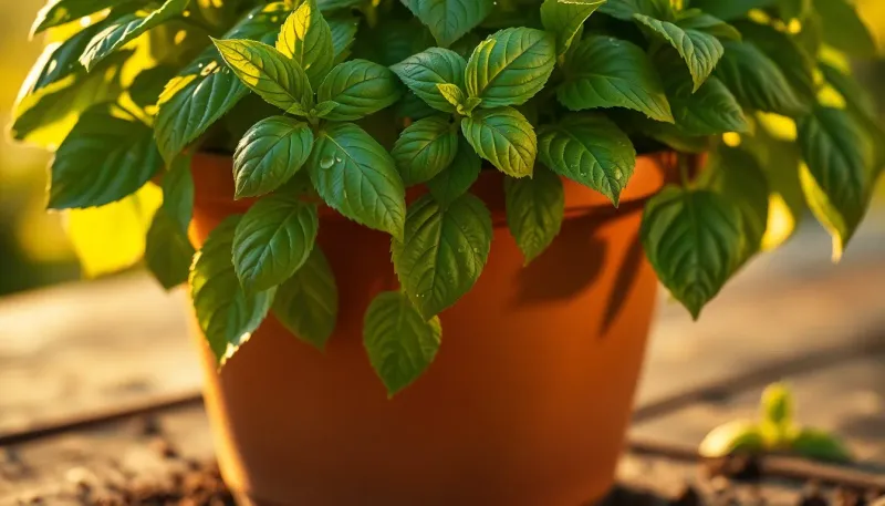 Basilic en pot : la méthode infaillible pour une plante resplendissante