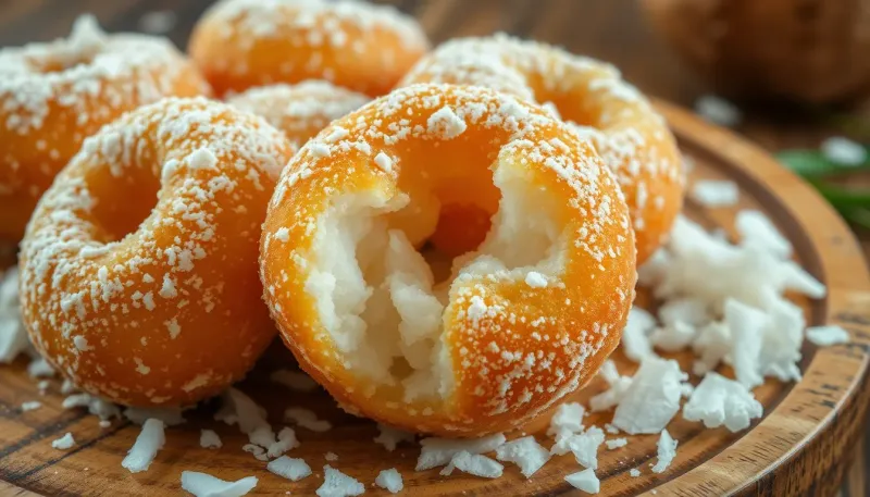 Beignets à la noix de coco : la recette simple et rapide en 3 ingrédients