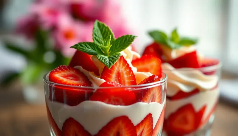 Fraises printanières : le dessert express à 2 ingrédients à savourer