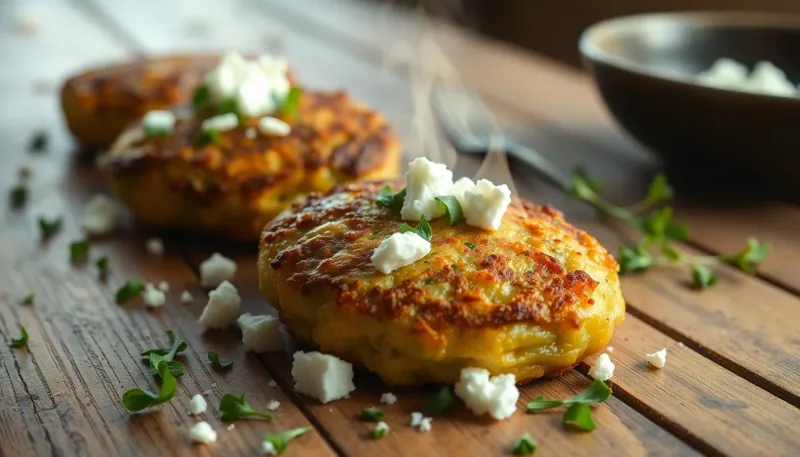 Galettes de poireaux à la feta : la recette printanière rapide et délicieuse