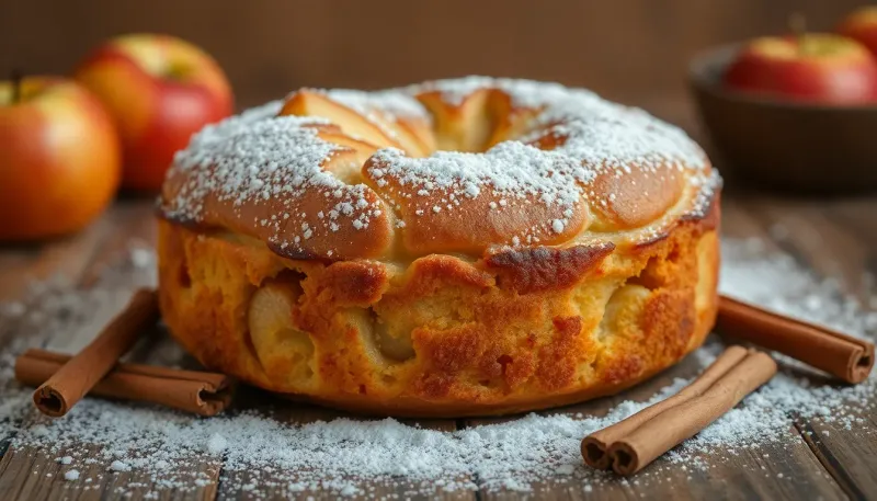 Gâteau aux pommes : la recette simple et savoureuse de Julie Andrieu