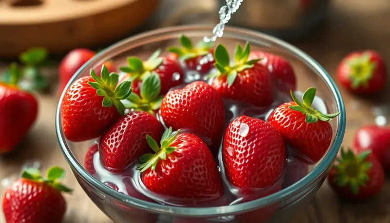 Laver les fraises avec du vinaigre : une méthode efficace ou à éviter ?