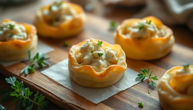 Mini feuilletés apéro au thon et Boursin : la recette rapide qui ravit vos invités