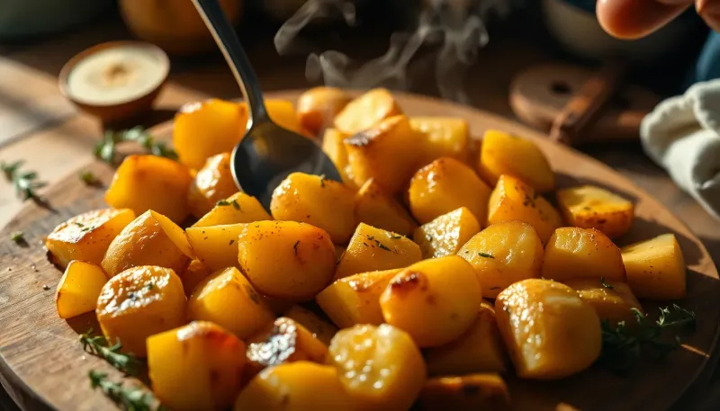 Pommes de terre au four : l'astuce de la cuillère pour une cuisson rapide