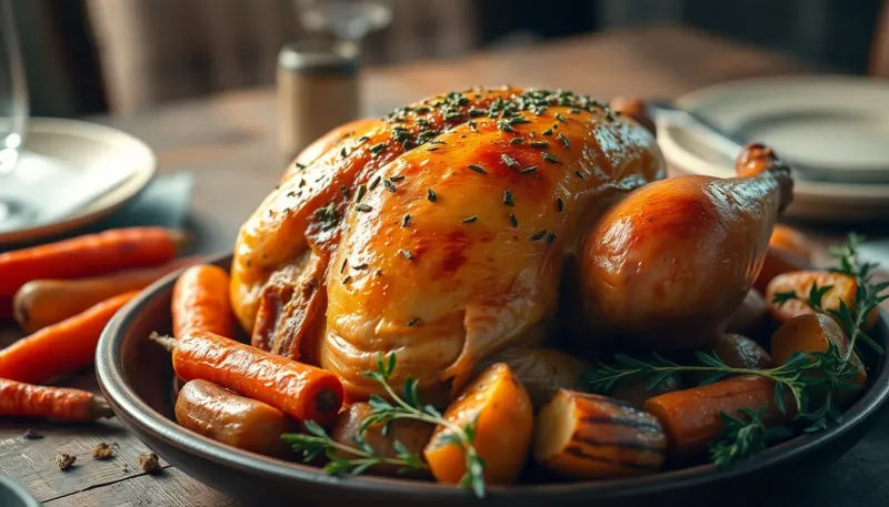 Poulet rôti aux herbes de Provence : la recette qui fera battre votre cœur