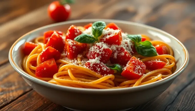 Recette de pâtes aux tomates fraîches : un plat savoureux à moins de 3€