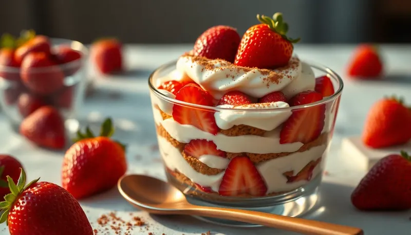 Tiramisu aux fraises : quel liquide pour tremper vos biscuits ?