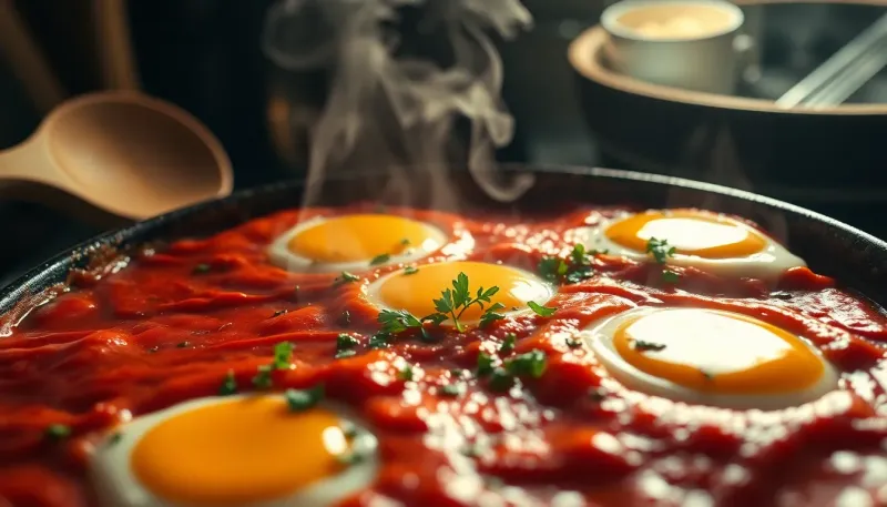 Œufs à la tomate au four : une recette réconfortante parfaite pour mars