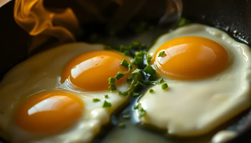 Œufs frits légers : comment troquer l'huile et le beurre pour un plat gourmand